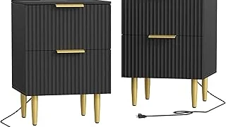 Best 5 Black and Gold Night Stand