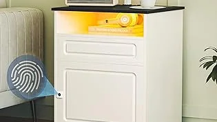 Best Selling 5 Hidden Drawer Night Stand