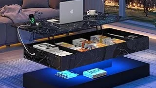 Most Popular 5 Black Marble Coffee Table