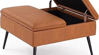 Most Popular 5 Leather Ottoman Coffee Table