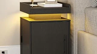 Top Rated 5 Black Wood Night Stand